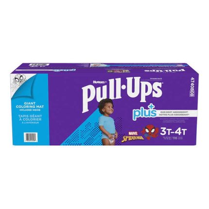 Huggies Pull-Ups Plus Training Pants 3T - 4T Boy Pack of 116