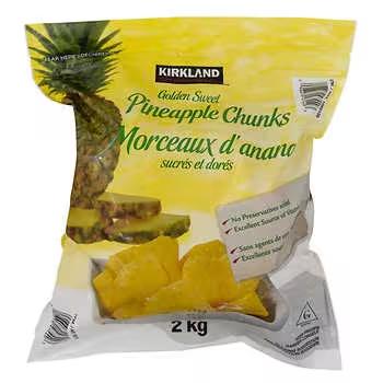 Kirkland Signature Frozen Golden Sweet Pineapple Chunks 2kg
