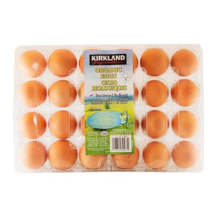Kirkland Signature Large Organic Eggs Pack 24