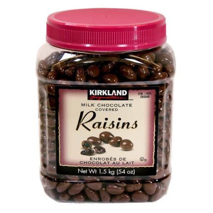 Kirkland Signature Milk Chocolate Raisins 1.53kg