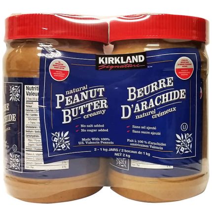 Kirkland Signature Natural Peanut Butter 2x1kg