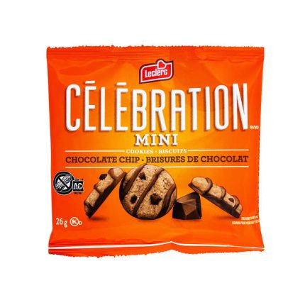 Leclerc Celebration Mini Chocolate Chip Cookies Pack of 30