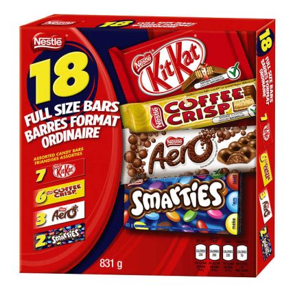 Nestlé Chocolate Bars Variety Pack  of 18