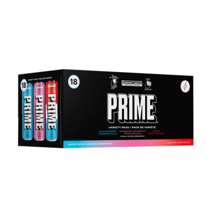 Prime energy drink variety 18 x 355 mL