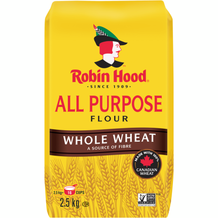 Whole Wheat All Purpose Flour, Robin Hood 2.5kg