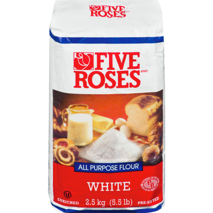 White All Purpose Flour, Five Roses 2.5kg