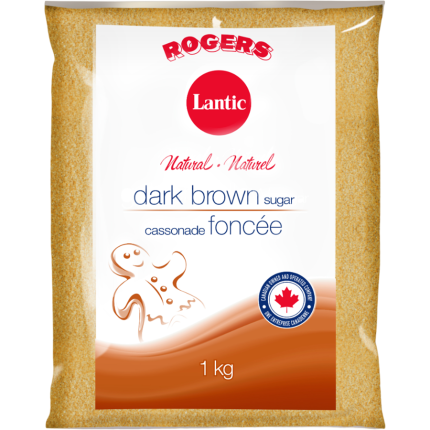 Natural Dark Brown Sugar, Rogers 1kg