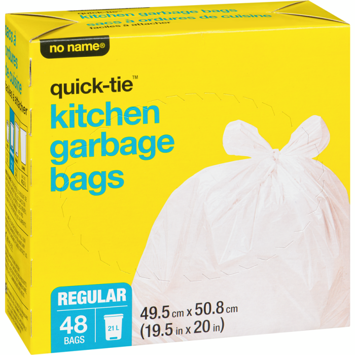 Regular Quick-Tie Kitchen Garbage Bags - Image 3