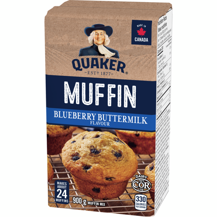 Blueberry Buttermilk Flavour Muffin Mix, Quaker 900g - Image 2