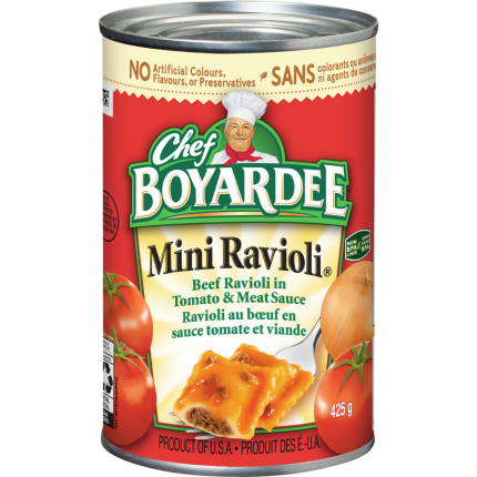 Mini, Beef Ravioli, Chef Boyardee 425g