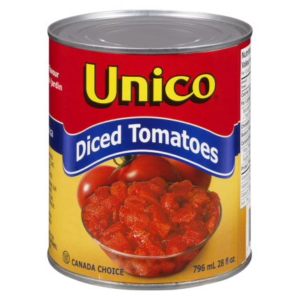 Diced Tomatoes, Unico 796ml