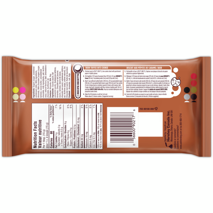 Chipits Skor Toffee Bits Baking Candy 200g - Image 2
