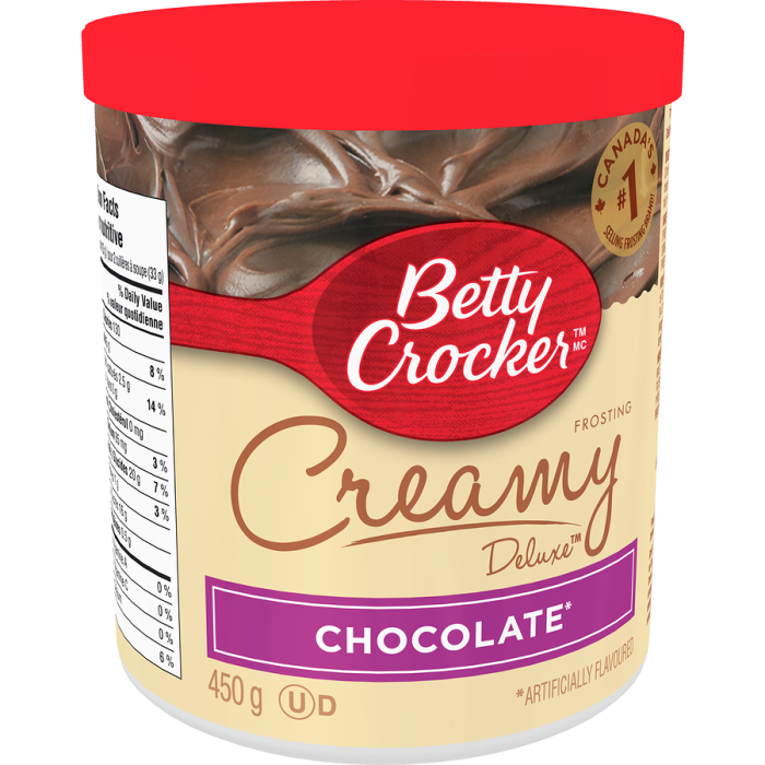 Creamy Deluxe Frosting, Chocolate, Betty Crocker 450g - Image 2