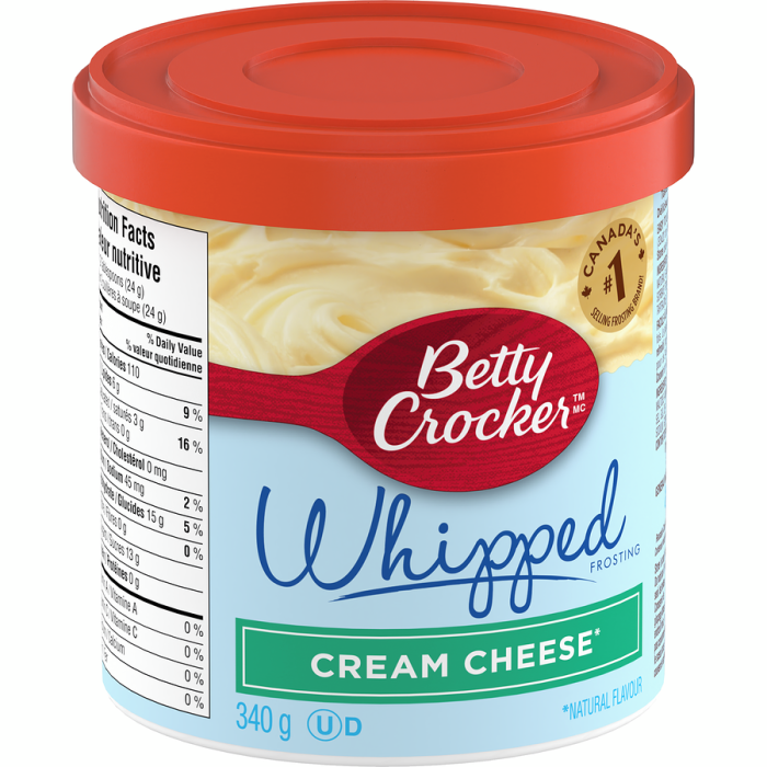 Whipped Frosting, Cream Cheese, Gluten Free, Betty Crocker 340g - Image 2