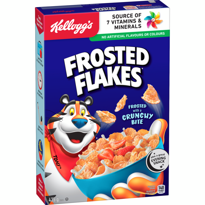 Frosted Flakes Cereal, kelloggs 425g - Image 3