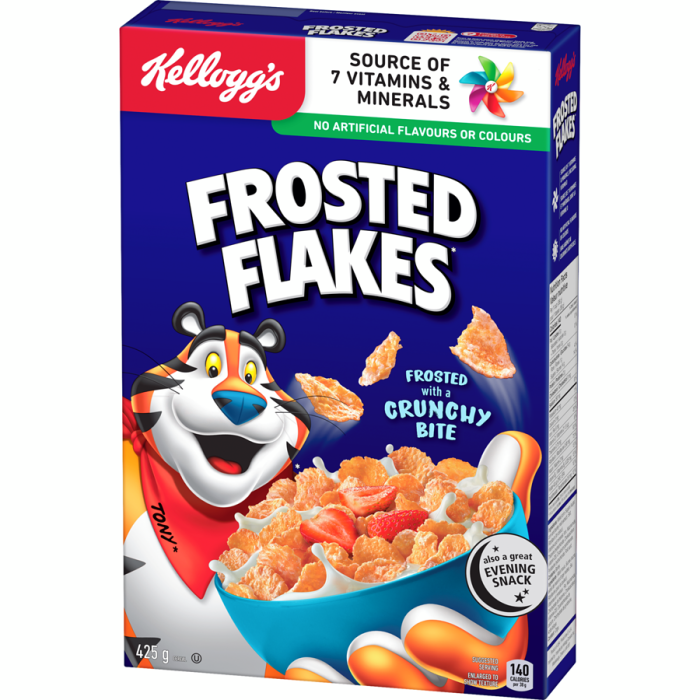Frosted Flakes Cereal, kelloggs 425g - Image 2