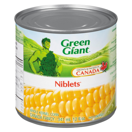 Corn Niblets, Whole Kernel, Green Giant 341ml