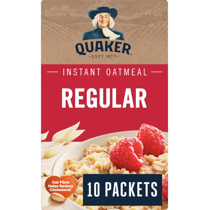 Regular Instant Oatmeal, Quaker