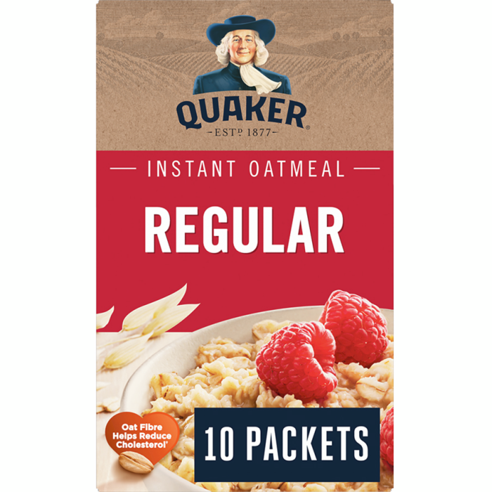 Regular Instant Oatmeal, Quaker
