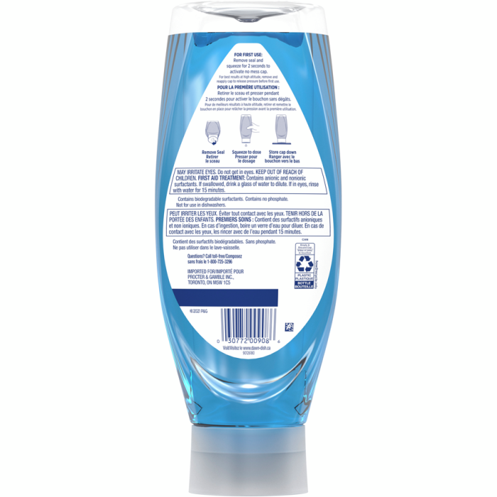 Dawn Ultra EZ Squish Dish Soap, Original 650ml - Image 2