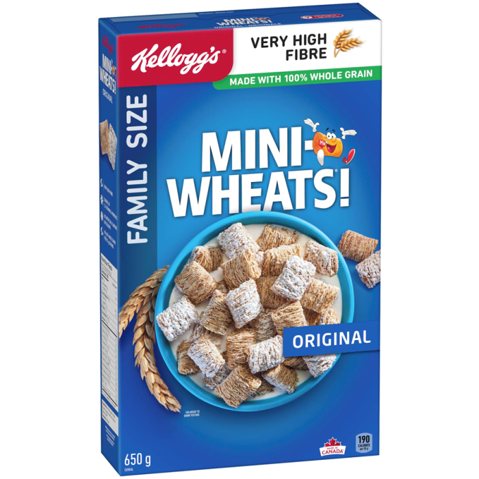 Mini Wheats Mini Wheat Frosted Cereal, Kelloggs 650g - Image 3