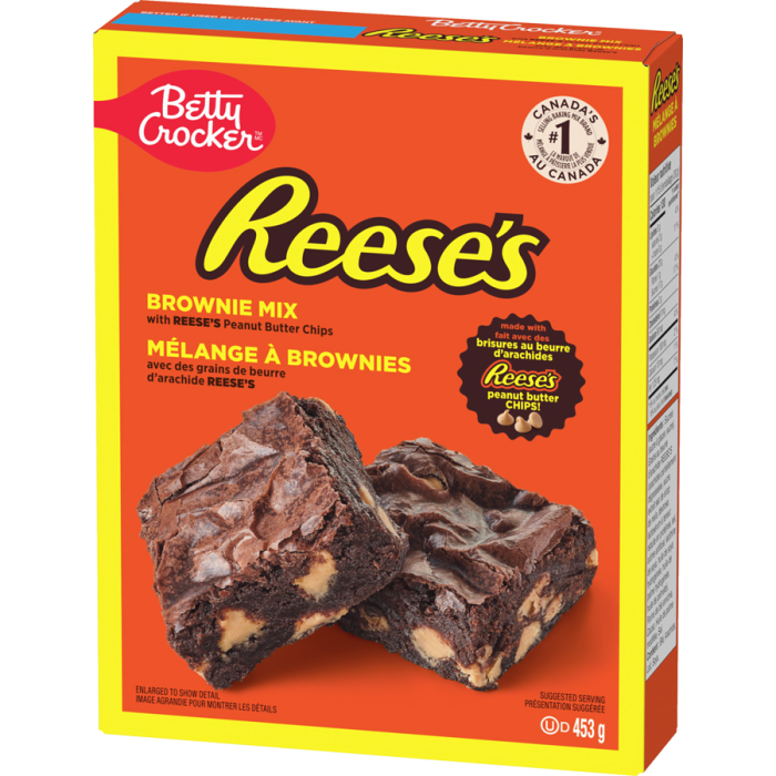Reese's Brownies Mix with Peanut Butter Chips, Betty Crocker 453g - Image 2