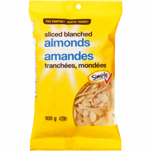 Sliced Blanched Almonds 100g
