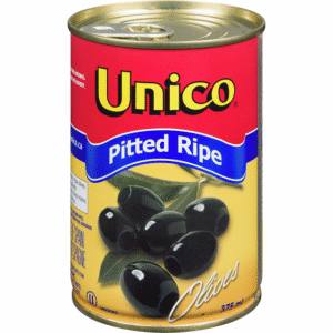 Olives, Medium, Ripe, Pitted
