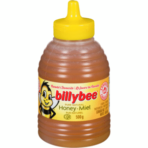 Billy Bee Pure Natural Honey, Liquid White, Squeeze 500g