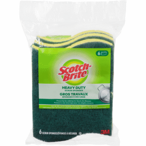 Heavy Duty All Purpose Scrub Sponge, Scotch Brite 6 pack