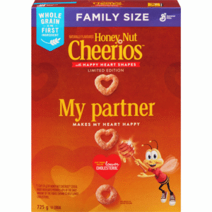 Honey Nut Cheerios Breakfast Cereal, Family Size, General Mills