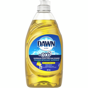 Dawn Ultra Oxi Dish Soap, Lemon Scent 431ml