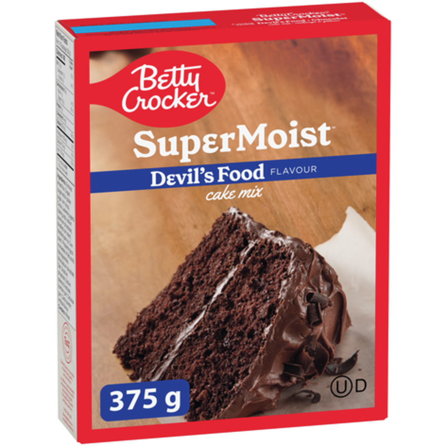 Super Moist Cake Mix Devil's Food, Betty Crocker 375g