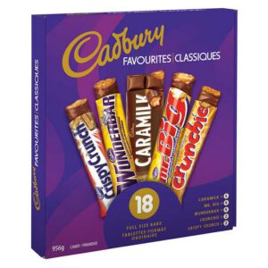 Cadbury Chocolate Bars Variety Pack of 18