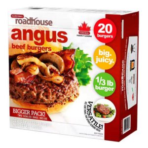 Cardinal Frozen Angus Beef Burgers 20x151g
