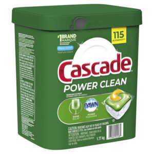 Cascade Power Clean Dishwasher Detergent 115 ActionPacs