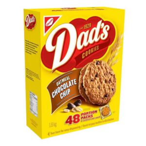 Dad’s Oatmeal Chocolate Chips Cookies 48 Packs of 2