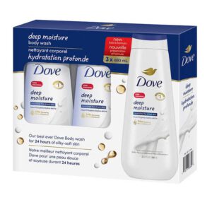 Dove Deep Moisture Body Wash 3 x 680 ml