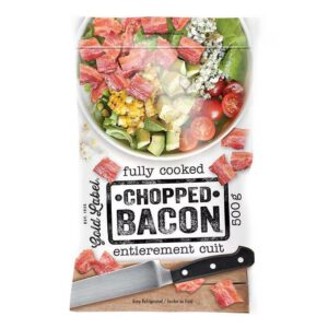 Gold Label Cooked Chopped Bacon 500g