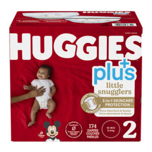 Huggies Plus Size 2 Diapers Pack of 174