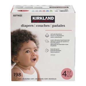 Kirkland Signature Diapers Size 4 198 count