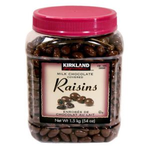 Kirkland Signature Milk Chocolate Raisins 1.53kg
