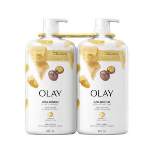 Olay Ultra Moisture Body Wash with Shea Butter 2 x 887ml