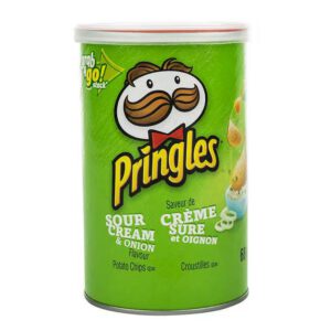 Pringles Sour Cream and Onion Potato Chips 12x67g