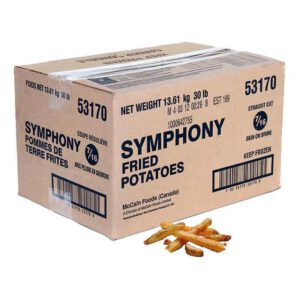 Symphony Frozen Skin-on 7/16-in Straight-cut Fries 6x2.27Kg