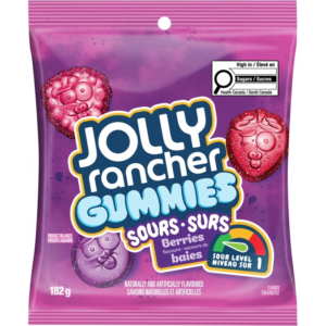 Gummies Sours Berries Flavours 182 g