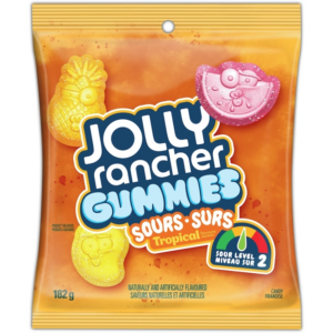 Gummies Sours Tropical Flavours 182 g