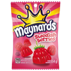 Swedish Berries Candy, Gummy Candy, Canada’s #1 candy brand 154 g