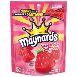 Swedish Berries Candy, Gummy Candy, Sharing Size 315 g