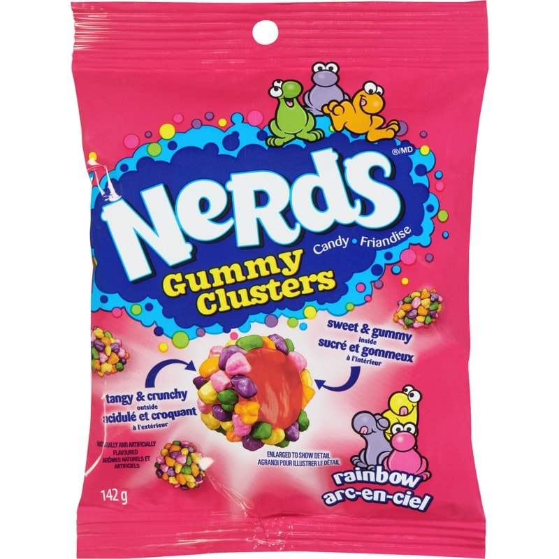 Nerds Gummy Clusters Candy Rainbow 142 g